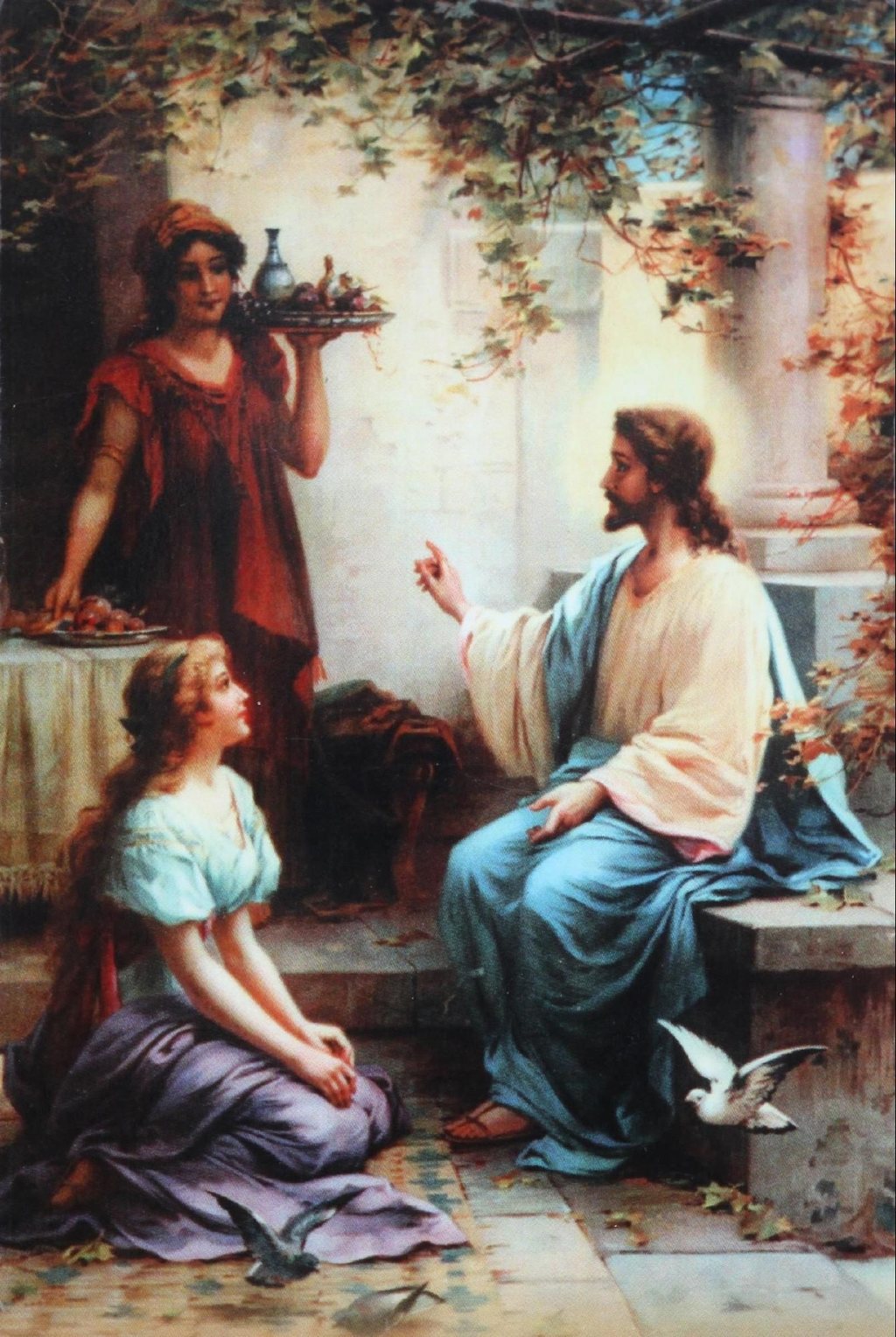Jezus u Marty i Marii w Betanii